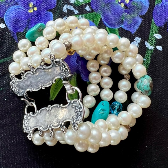 Foree Hunsicker Sterling Silver Multi Strand Bracelet - Picture 2 of 13